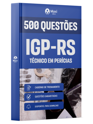 Caderno IGP-RS  2025 - Técnico em Perícias