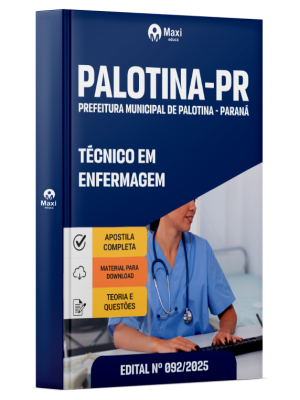 Apostila Prefeitura de Palotina-PR  2026 - Técnico em enfermagem