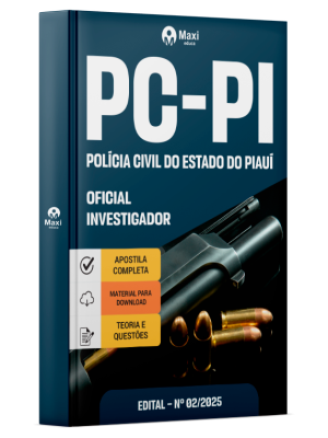 Apostila PC PI  2025 - Oficial Investigador