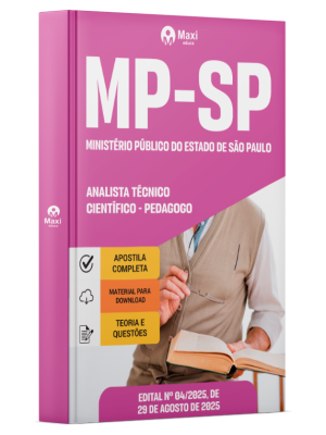 Apostila MP-SP  2025 - Analista Técnico Científico - Pedagogo