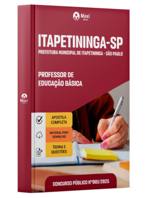 Apostila Prefeitura de Itapetininga - SP  2025 - Professor de Educação Básica