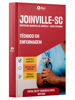 Apostila SME Joinville-SC  2025 - Técnico Em Enfermagem