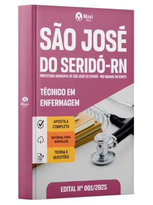 Apostila Prefeitura de São José do Seridó-RN em PDF 2025 - Técnico em Enfermagem