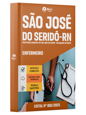 Apostila Prefeitura de São José do Seridó-RN em PDF 2025 - Enfermeiro