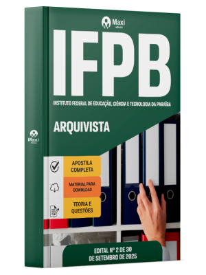Apostila IFPB  2025 - Arquivista