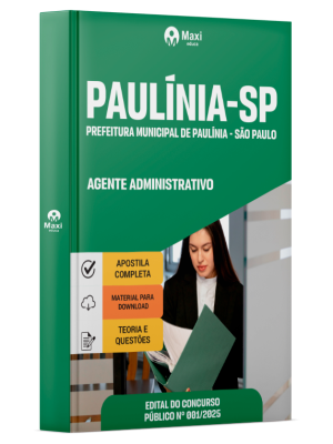 Apostila Prefeitura de Paulínia - SP  2025 - Guarda Municipal - Masculino e Feminino