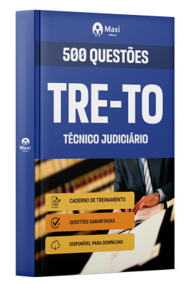Caderno de Questões -  TRE-TO  2025 - Técnico Judiciário