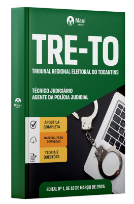 Apostila TRE-TO 2025 - Técnico Judiciário - Agente da Polícia Judicial