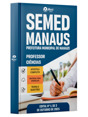 Apostila SEMED MANAUS 2025 - Professor Nível Superior - Ciências