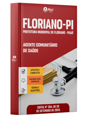 Apostila Prefeitura de Floriano-PI 2025 - Agente Comunitário de Saúde