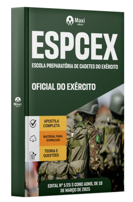 Apostila EsPCEx 2025 - Oficial do Exército