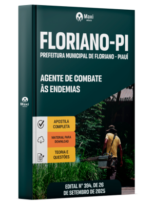 Apostila Prefeitura de Floriano-PI 2025 - Agente de Combate às Endemias