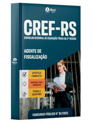 Apostila CREF-RS 2025 - Agente de Fiscalização