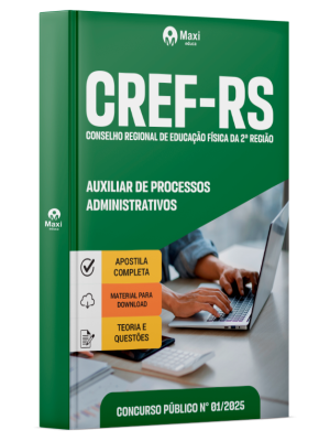 Apostila CREF-RS 2025 - Auxiliar de Processos Administrativos