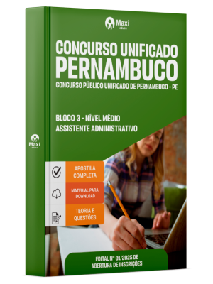 Apostila CPU-PE 2025 - Bloco 3 - Nível Médio - Assistente Administrativo