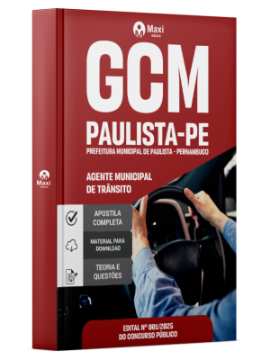 Apostila Prefeitura de Paulista - PE 2025 - Agente Municipal de Trânsito