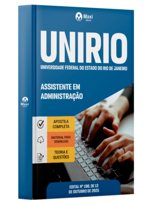 Apostila UNIRIO 2025 - Assistente em Administração