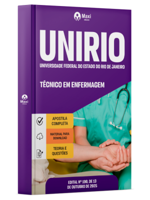 Apostila UNIRIO 2026 - Técnico em Enfermagem