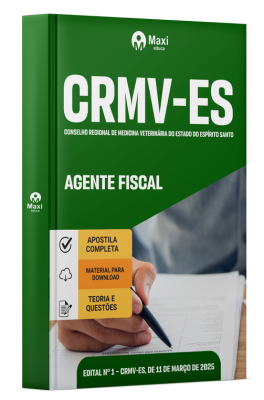 Apostila CRMV-ES 2025 - Agente Fiscal