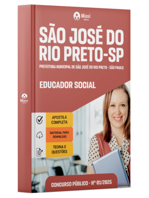 Apostila Prefeitura de São José do Rio Preto - SP 2025 - Educador Social