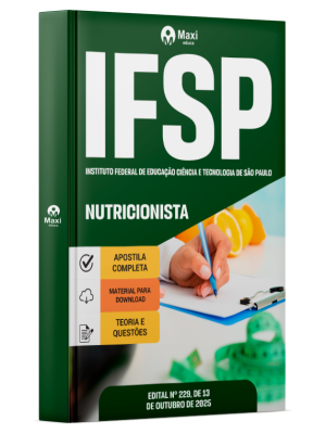 Apostila IFSP 2025 - Nutricionista