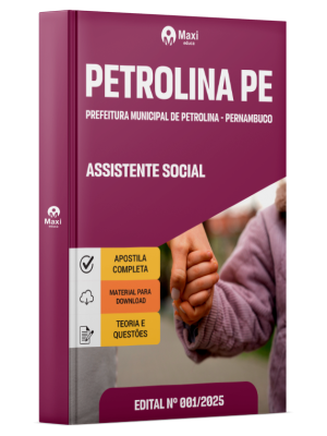 Apostila Prefeitura de Petrolina - PE 2025 - Assistente Social