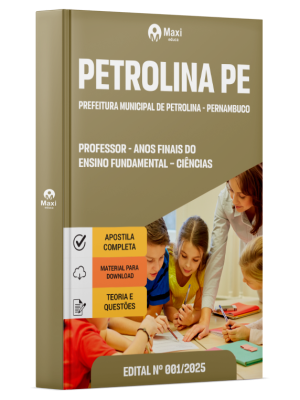 Apostila Prefeitura de Petrolina - PE 2025 - Professor de Anos Finais do Ensino Fundamental – Geografia