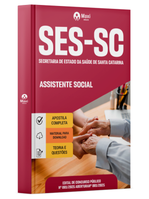 Apostila SES-SC 2025 - Assistente Social