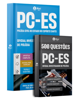 Combo PC-ES 2025 - Oficial Investigador de Polícia
