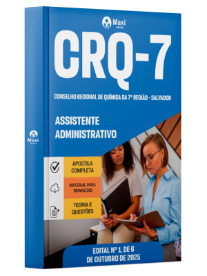 Apostila CRQ-7 2025 - Assistente Administrativo