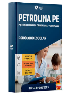 Apostila Prefeitura de Petrolina - PE 2025 - Psicólogo Escolar