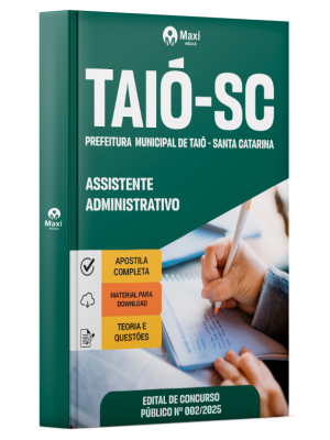 Apostila Prefeitura de Taió - SC 2025 - Atendente Administrativo