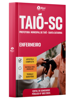 Apostila Prefeitura de Taió - SC 2025 - Enfermeiro