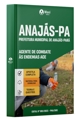 Apostila Prefeitura de Anajás - PA 2026 - Agente de Combate às Endemias ACE