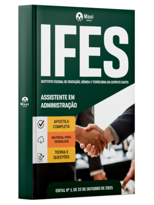 Apostila IFES 2025 - Assistente em Administração