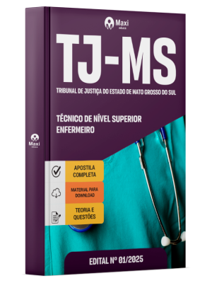 Apostila TJ-MS 2025 - Técnico de Nível Superior - Enfermeiro