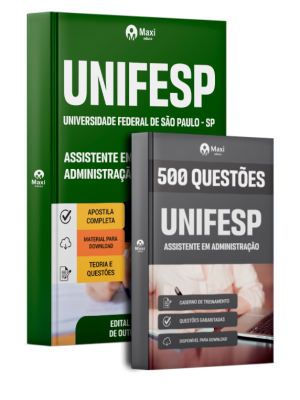 Combo UNIFESP 2025 - Assistente em Administração