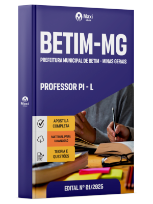 Apostila Prefeitura de Betim - MG 2025 - Professor PI - L
