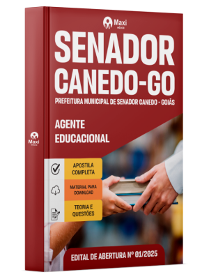 Apostila Prefeitura de Senador Canedo - GO 2025 - Agente Educacional