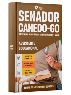 Apostila Prefeitura de Senador Canedo - GO 2025 - Assistente Educacional