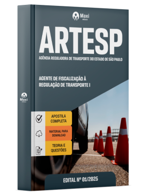 Apostila ARTESP 2025 - Agente de Fiscalização à Regulação de Transporte I