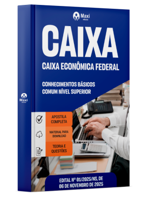 Apostila CAIXA 2025 - Conhecimentos Básicos - Comum Nível Superior