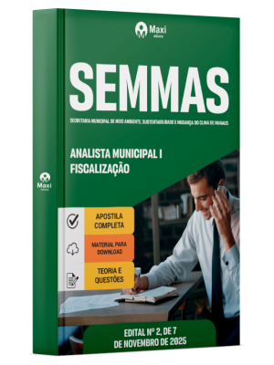 Apostila SEMMAS 2026 - Analista Municipal I (Fiscalização)