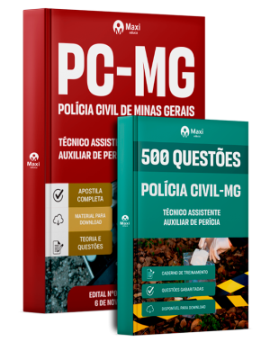 Combo PC-MG 2025 - Técnico Assistente - Auxiliar de Perícia