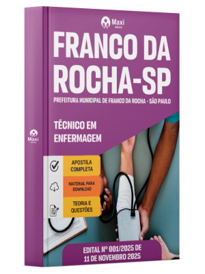 Apostila Prefeitura de Franco da Rocha - SP 2026 - Técnico em Enfermagem
