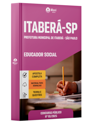 Apostila Prefeitura de Itaberá - SP 2026 - Educador Social