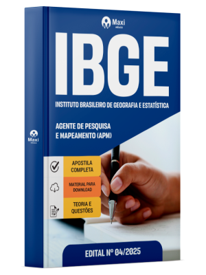 Apostila IBGE 2025 - Agente de Pesquisas e Mapeamento (APM)