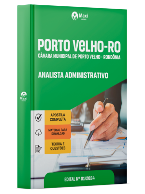 Apostila Câmara de Porto Velho - RO 2026 - Analista Administrativo
