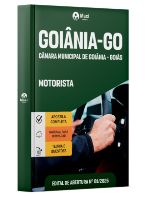 Apostila Câmara de Goiânia - GO 2026 - Motorista