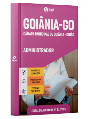 Apostila Câmara de Goiânia - GO 2026 - Administrador